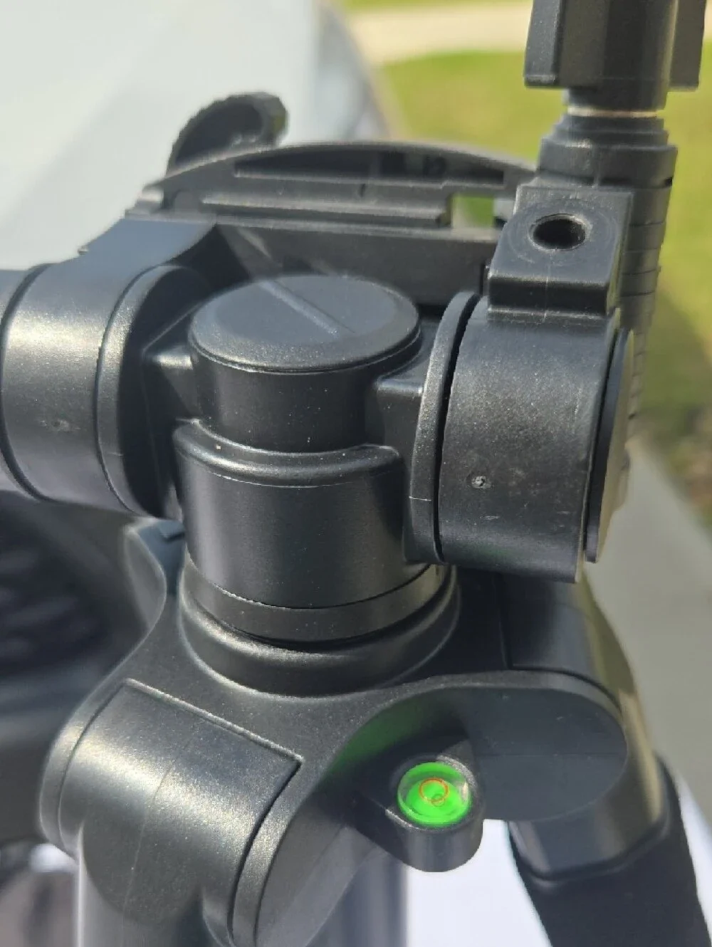 Black Camera Tripod with Quick-Release Head
